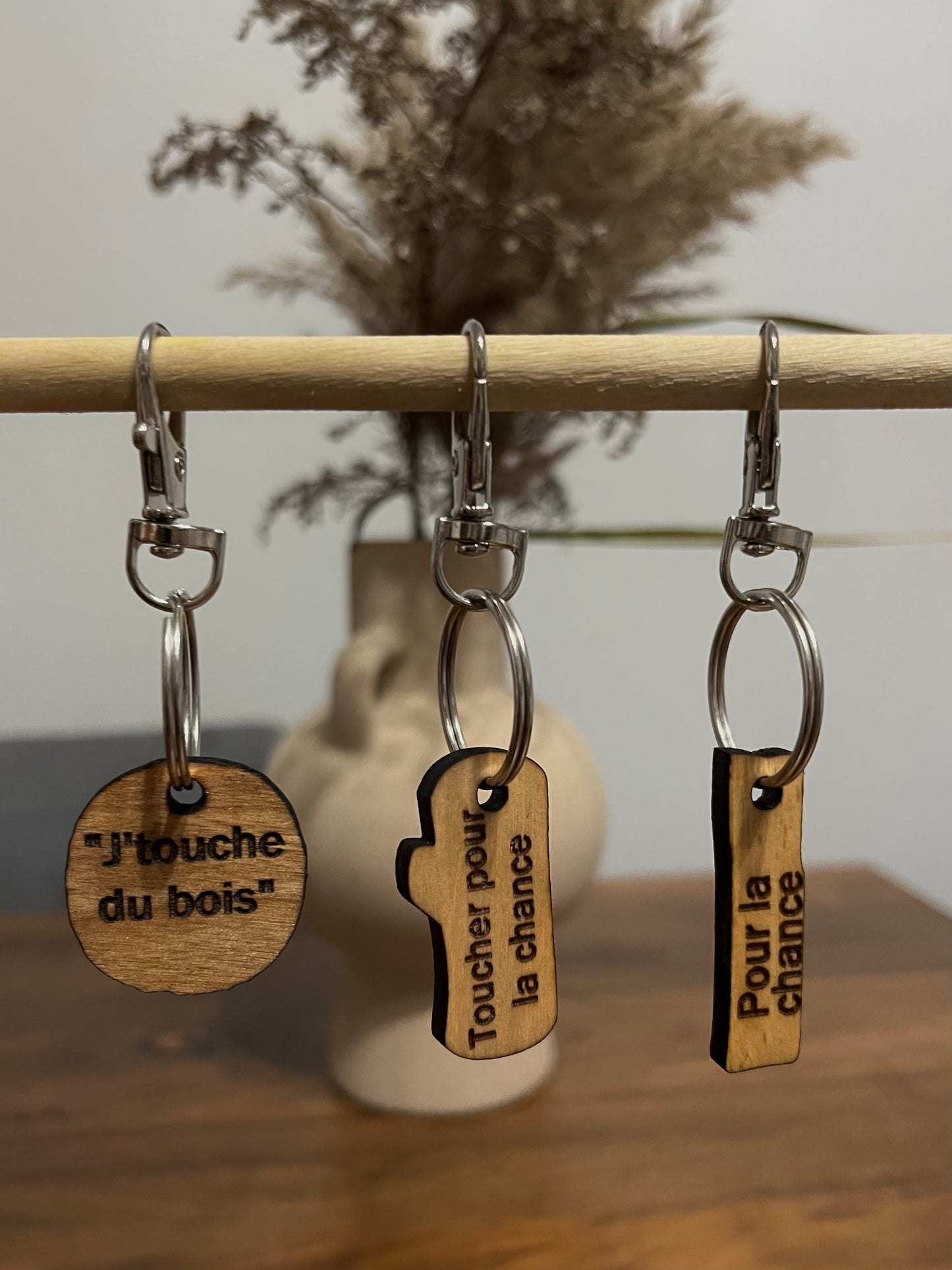 Porte-Clé "Touche du bois"