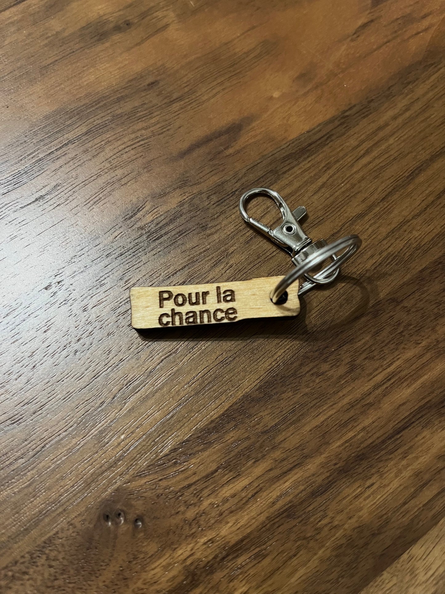 Porte-Clé "Touche du bois"